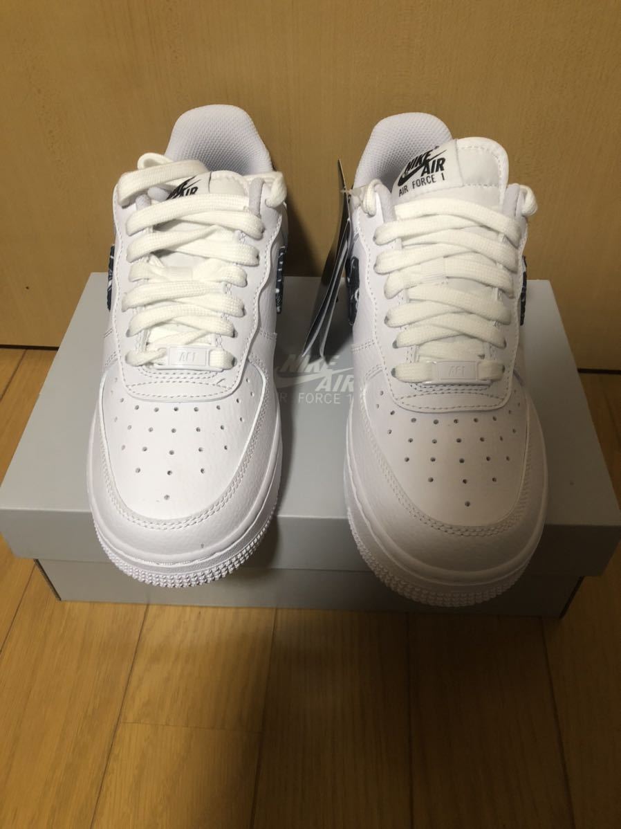 新品】23cm Nike Wmns Air Force 1 Low '07 Essential Black Paisley