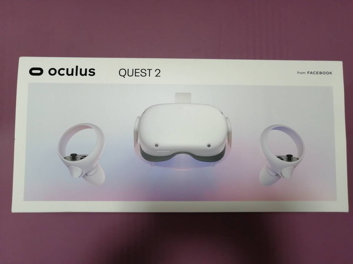 美品　Oculus Quest 2 128GB オキュラス クエスト2 VR ゲーミングヘッドセット