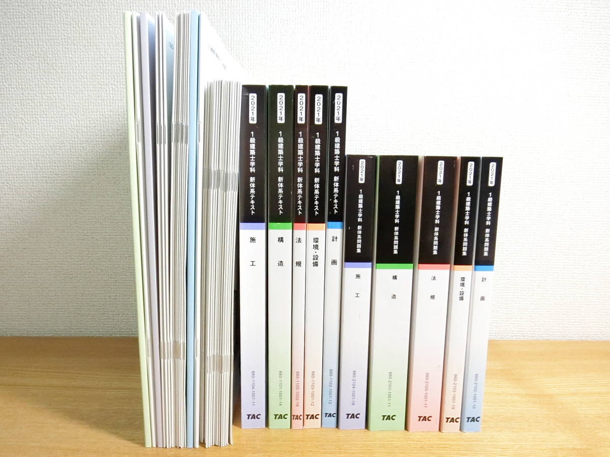TAC 2021年 1級建築士 教材セット テキスト問題集 令和3年 status