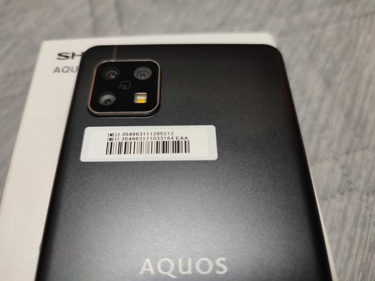 ◆送料無料◆新品未使用◆シャープ AQUOS sense4 SH-M15 ブラック◆ SIMフリーモデル ◆デュアルSim対応◆4G端末 6
