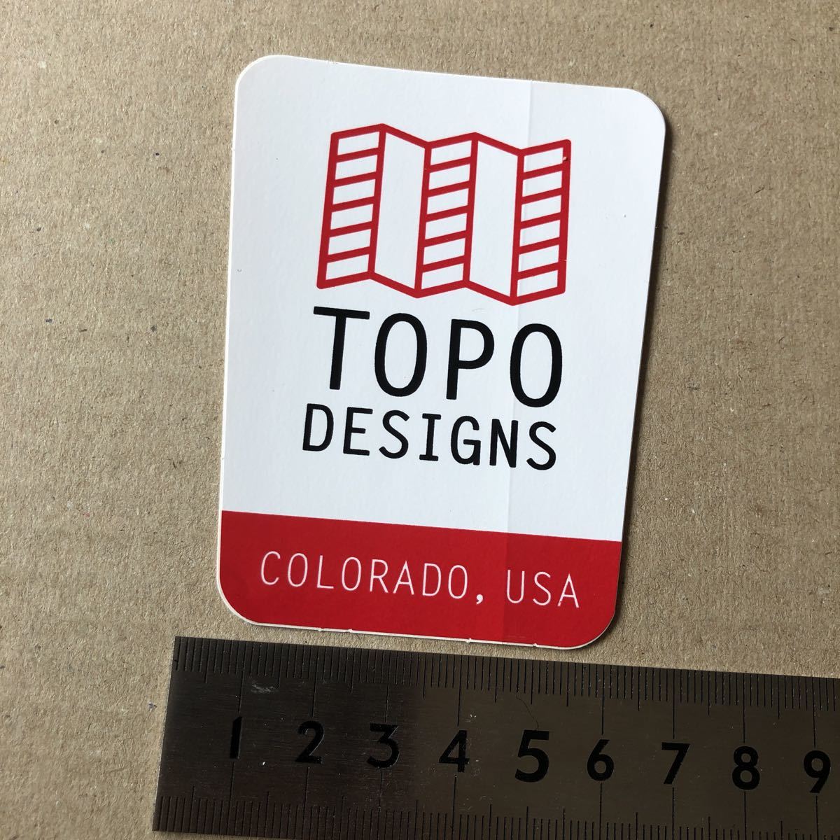 送料無料 ★即決 TOPO DESIGNS ステッカー ★ トポデザイン コロラド USA シール デカール アウトドア_画像1