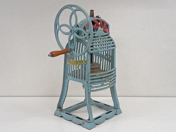 新しい季節 レトロ かき氷機 手動式 氷削機 初雪 Hatsuyuki 【ジャンク 定番人気 レトロ かき氷機 手動式 hatsuyuki 初雪 アンティーク/コレクション