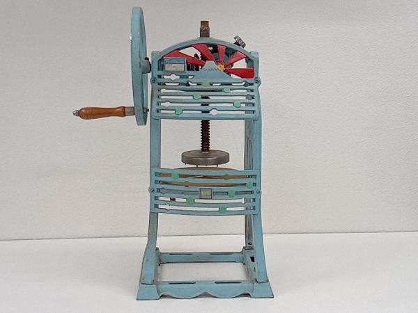新しい季節 レトロ かき氷機 手動式 氷削機 初雪 Hatsuyuki 【ジャンク 定番人気 レトロ かき氷機 手動式 hatsuyuki 初雪 アンティーク/コレクション