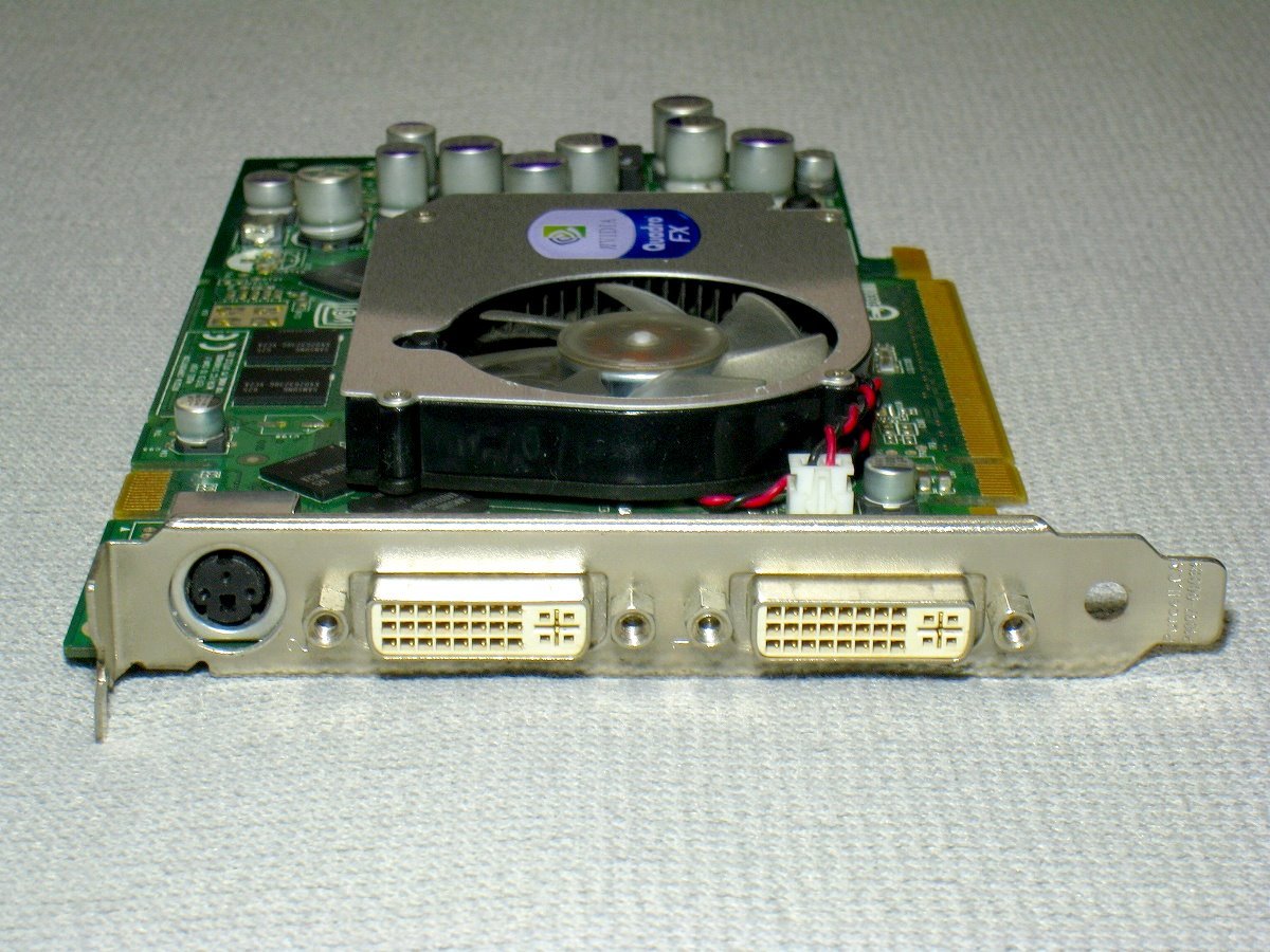 【中古】NVIDIA Quadro FX 1400 128MB Dual DVI DDR3の画像3