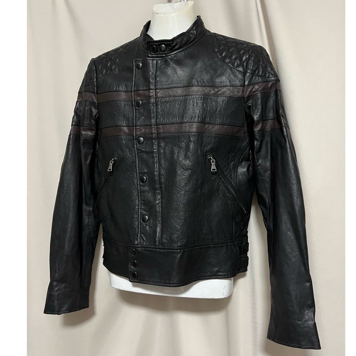格安販売中 Paul Smith ラムレザー ライダースジャケット M ポール