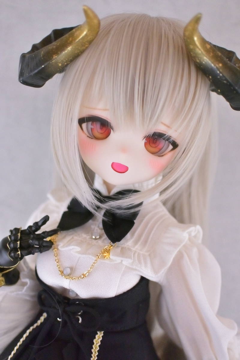 DDH-01 SW肌 開口カスタムヘッド＋アイ セミホワイト肌 MDD_画像6