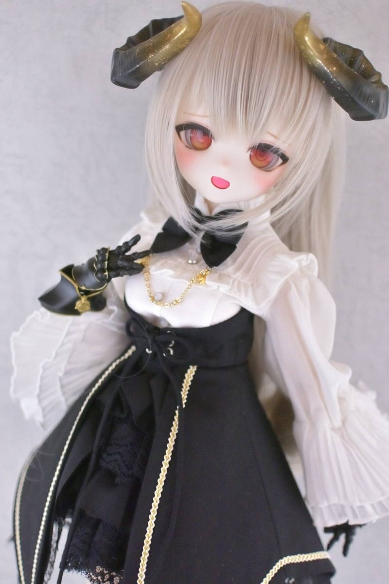 DDH-01 SW肌 開口カスタムヘッド＋アイ セミホワイト肌 MDD_画像3