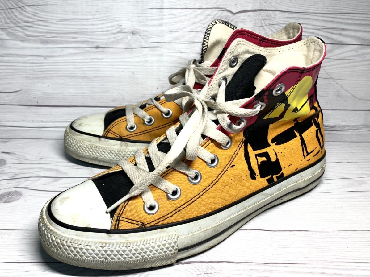 【即決】CONVERSE 25cm ハイカットスニーカー コンバース US7 オールスター ALLSTAR コットン サーフィン SUMMER_画像1