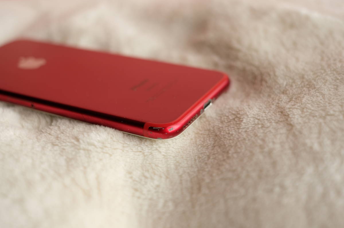 iPhone7 PRODUCT RED 128GB 中古品 100円から_画像5