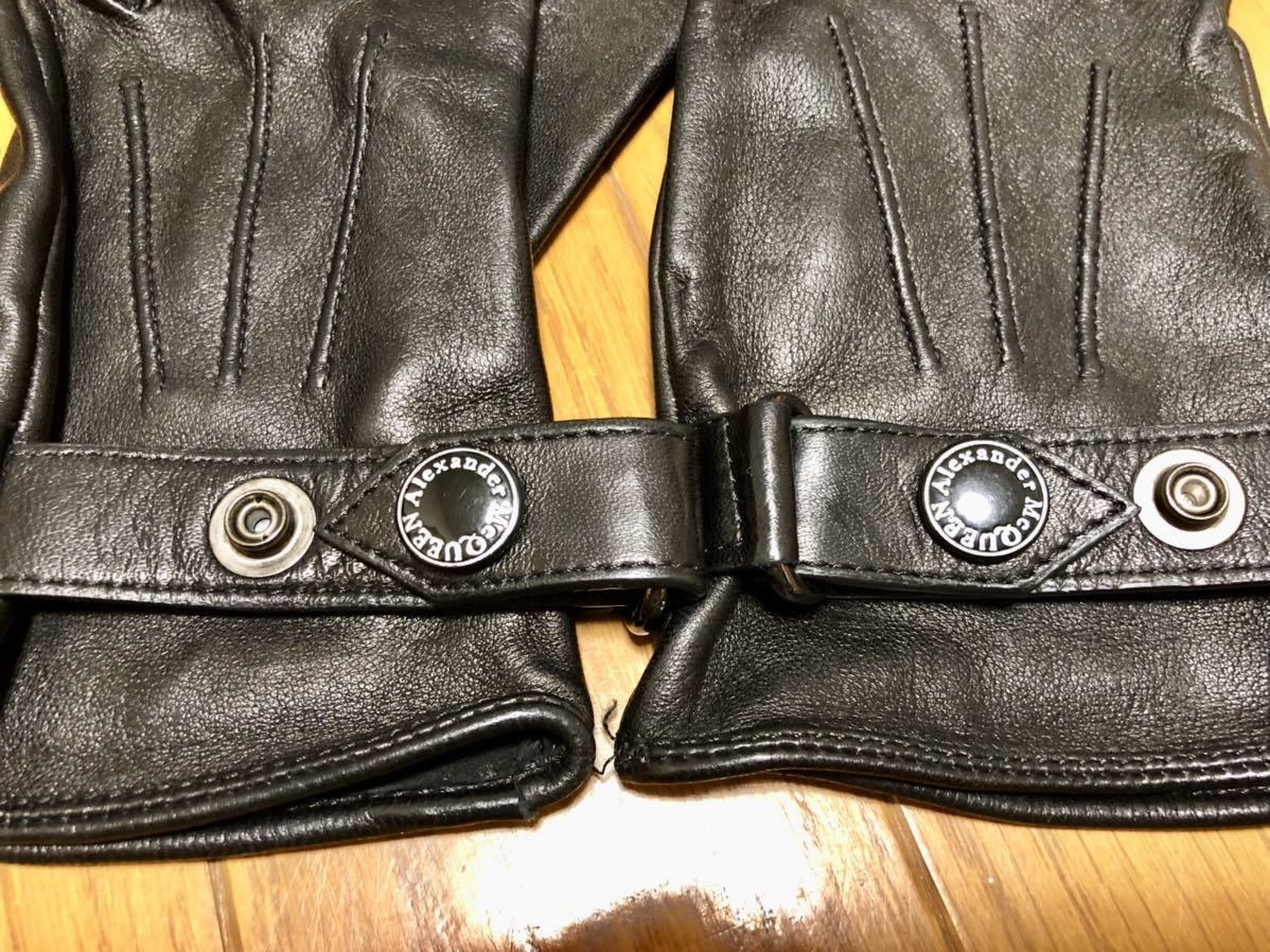希少♡アレキサンダーマッククイーン ラムレザーグローブ カシミヤ バイカー Yahoo!オークション - Alexander McQUEEN アレクサンダー