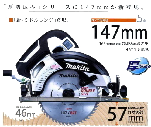 決算大セール マキタ(Makita) 電子マルノコ アルミベース 147mm 白 5332CSPW DIY、工具 | pckeysoft.com