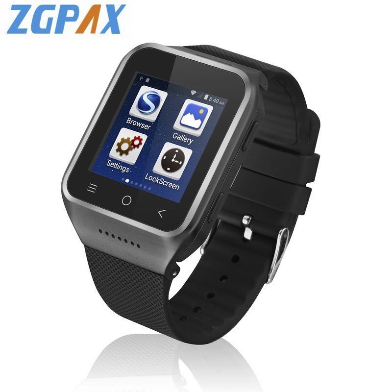 電話できる腕時計 android 日本語 wifi接続 3G SIMフリー ZGPAX S8