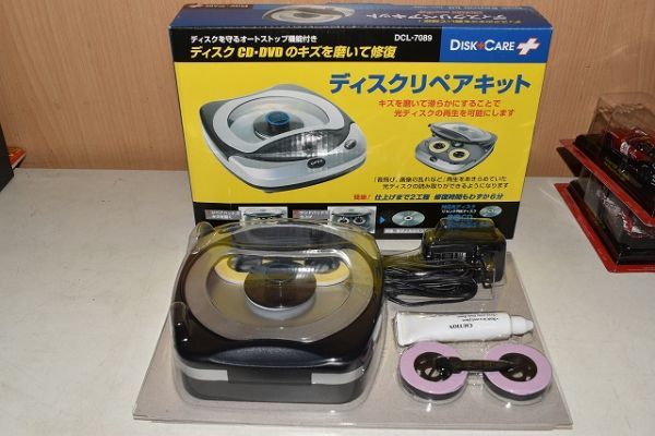 60/12C5★TMY CD DVD ディスクリペアセット DCL-7089 キズ修復 研磨機 ジャンク_画像1