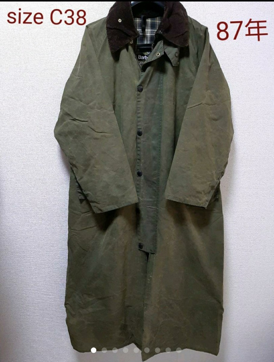 87年　バブアー　バーレイ　C38　barbour burghley