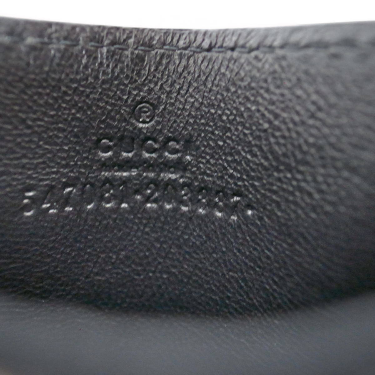 美品 GUCCI グッチ ダブルGG 名刺入れ パスケース 547081 ブラック