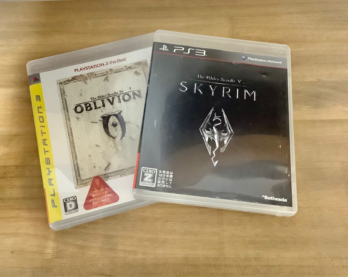 【PS3】The Elder Scrolls V  Skyrim スカイリム ＆ Oblivion オブリヴィオン 