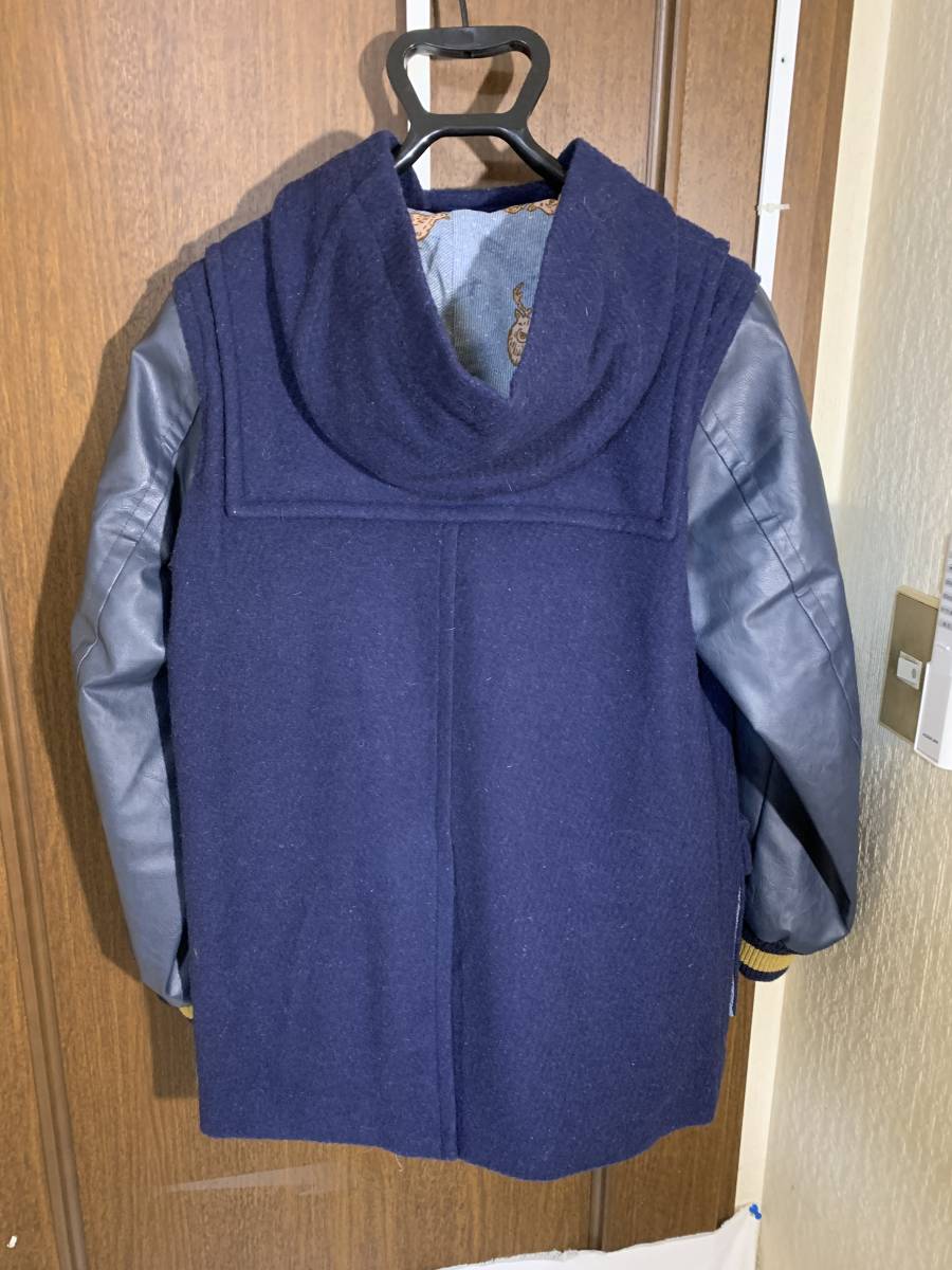  unused Ne-net Ne-Net duffle coat size2 navy navy blue color stadium jumper 