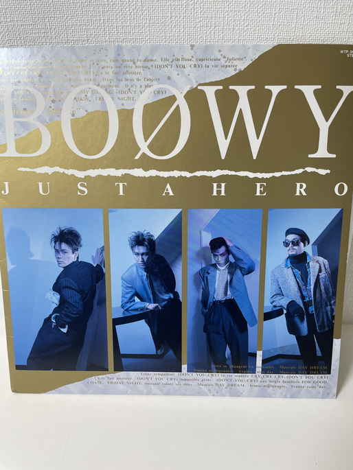 *BOWY( bow i) Himuro Kyosuke autograph autograph LP record rare * search CD square fancy cardboard 