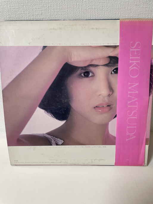 * Matsuda Seiko autograph autograph LP record search Matsuda Seiko Nakamori Akina Yamaguchi Momoe Moritaka Chisato Himuro Kyosuke Saijo Hideki Showa era square fancy cardboard *