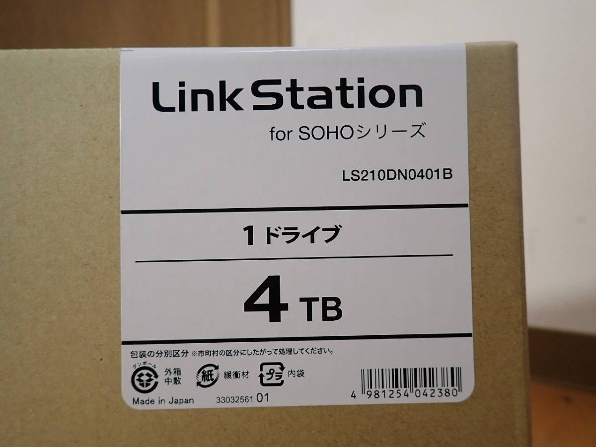 セール】 新品 HDD 4TB 1ドライブ リンクステーション バッファロー LS210DN0401B SOHO for LinkStation  BUFFALO NAS - NAS - labelians.fr