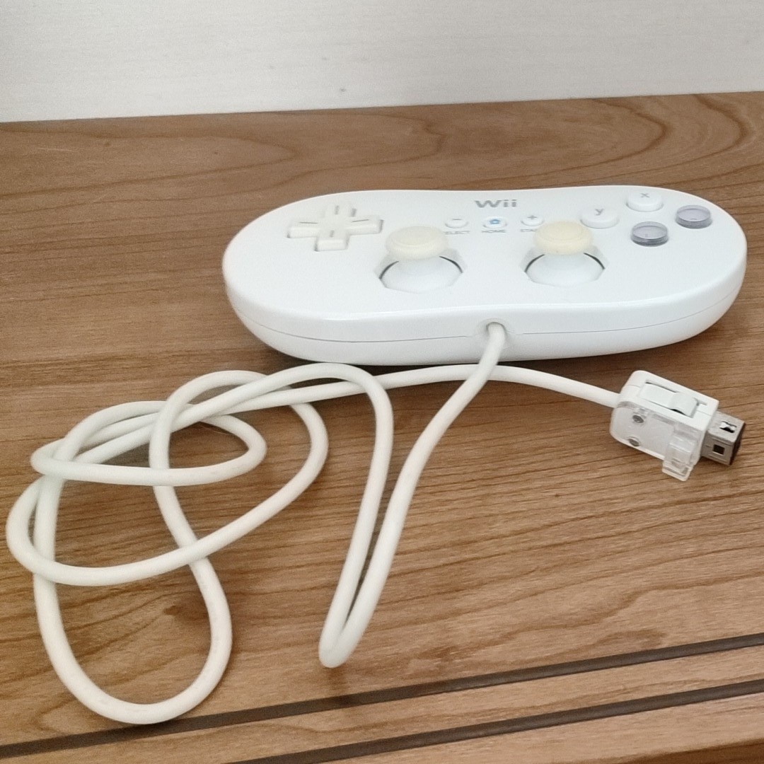 Wii クラシックコントローラ シロ