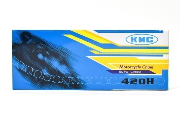 KMC製 シルバードライブチェーン420H-100L 適合：スーパーカブ90_画像1