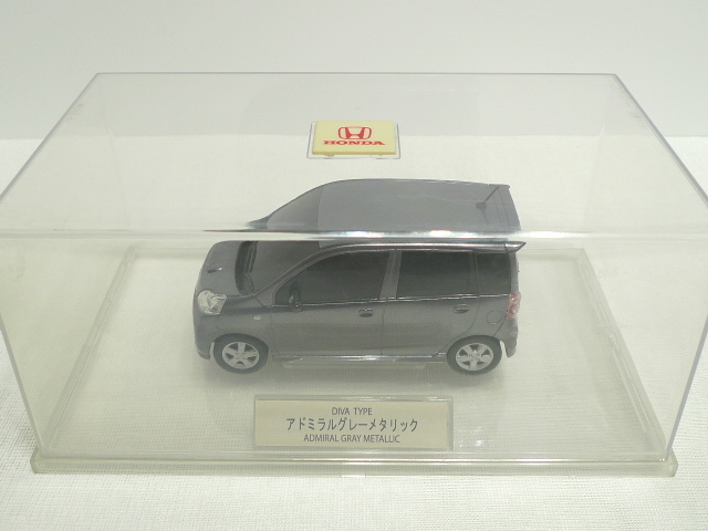 ★ ホンダ非売品 カラーサンプル HONDA 1/24 LIFE ライフ DIVA ディーバ アドミラルグレーメタリック ★ミニカーの画像1