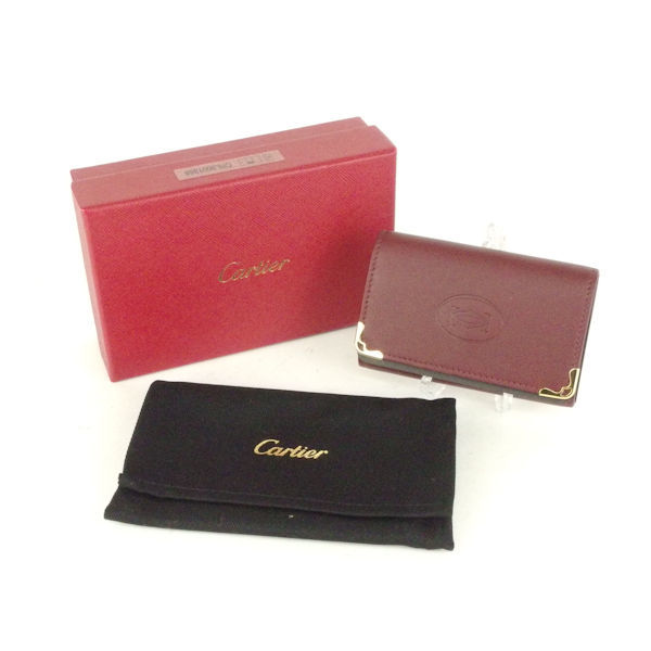 未使用 美品】Cartier カルティエ マスト ドゥ カルティエ キーケース