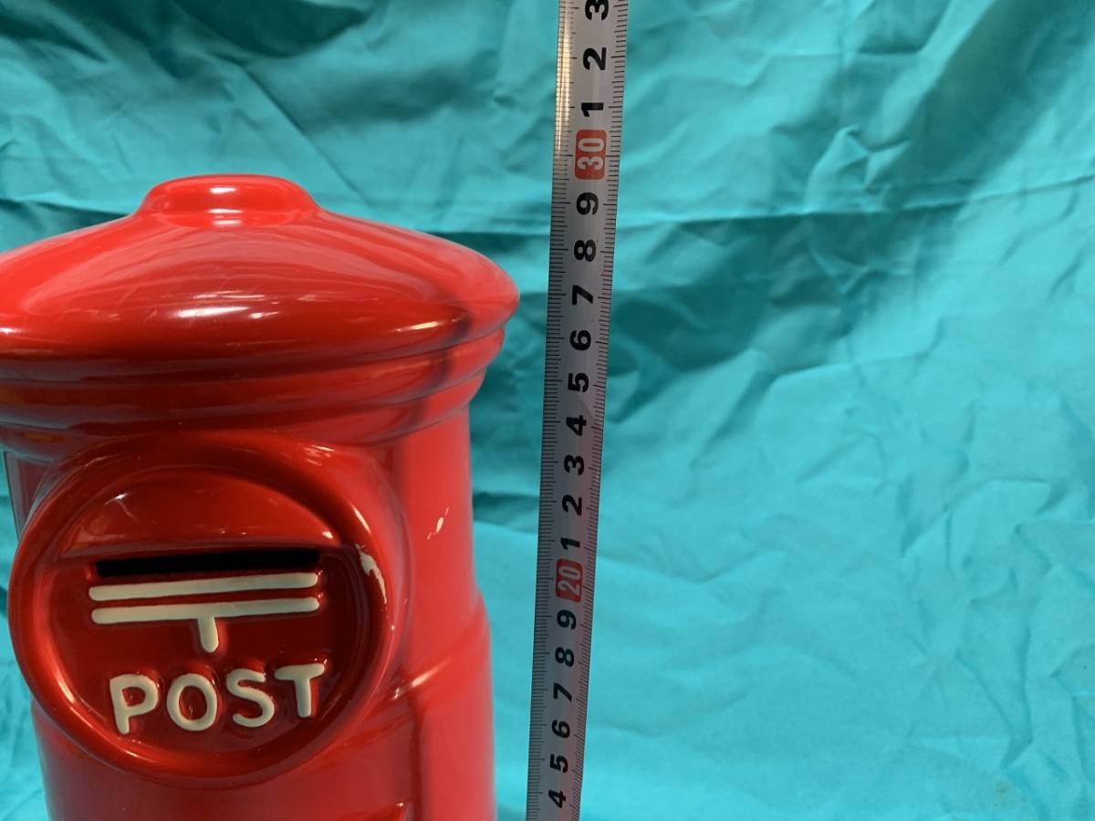  mail post POST savings box height approximately 30cm ceramics made 