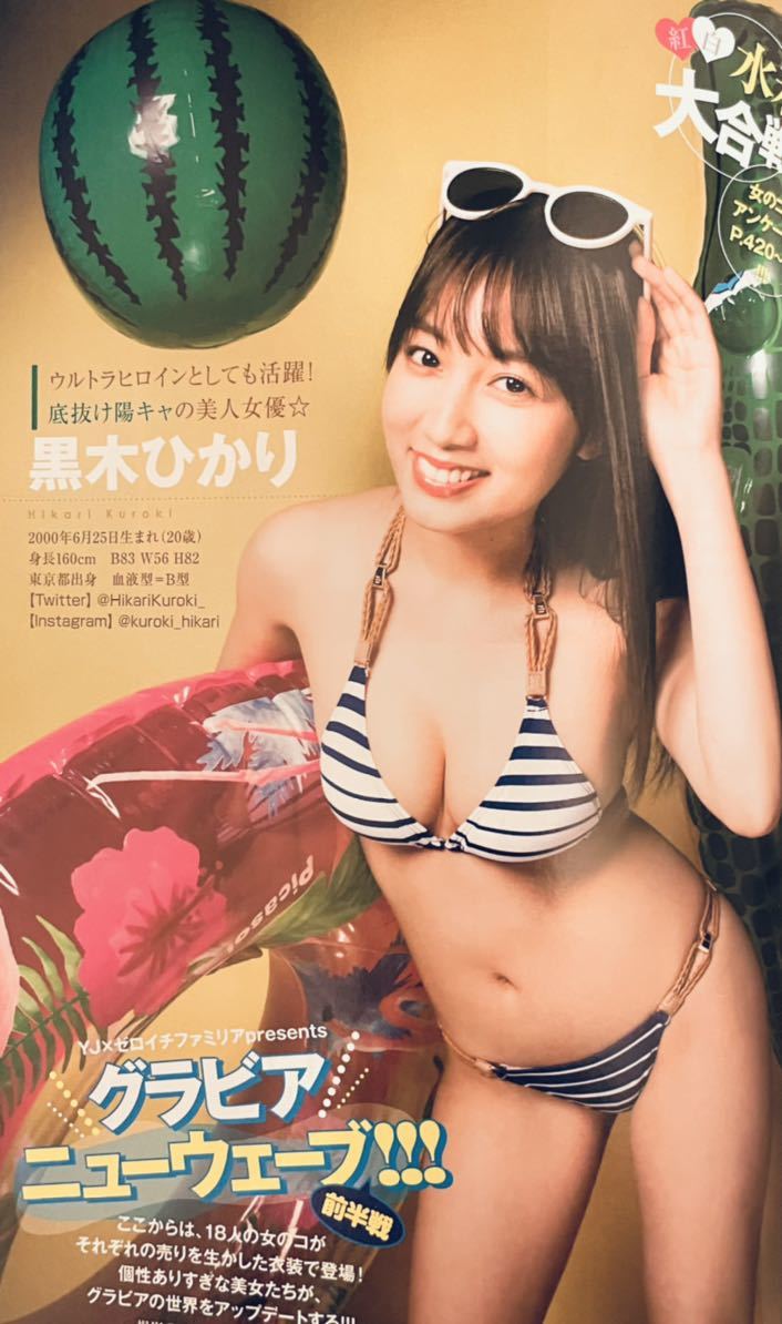 レア!セブンネット限定特典2L版生写真付!ヤングジャンプ 2021/7/1 29号/青木りさ 由良ゆら 近藤沙瑛子 小冊子付録グラビア名鑑2021_画像6