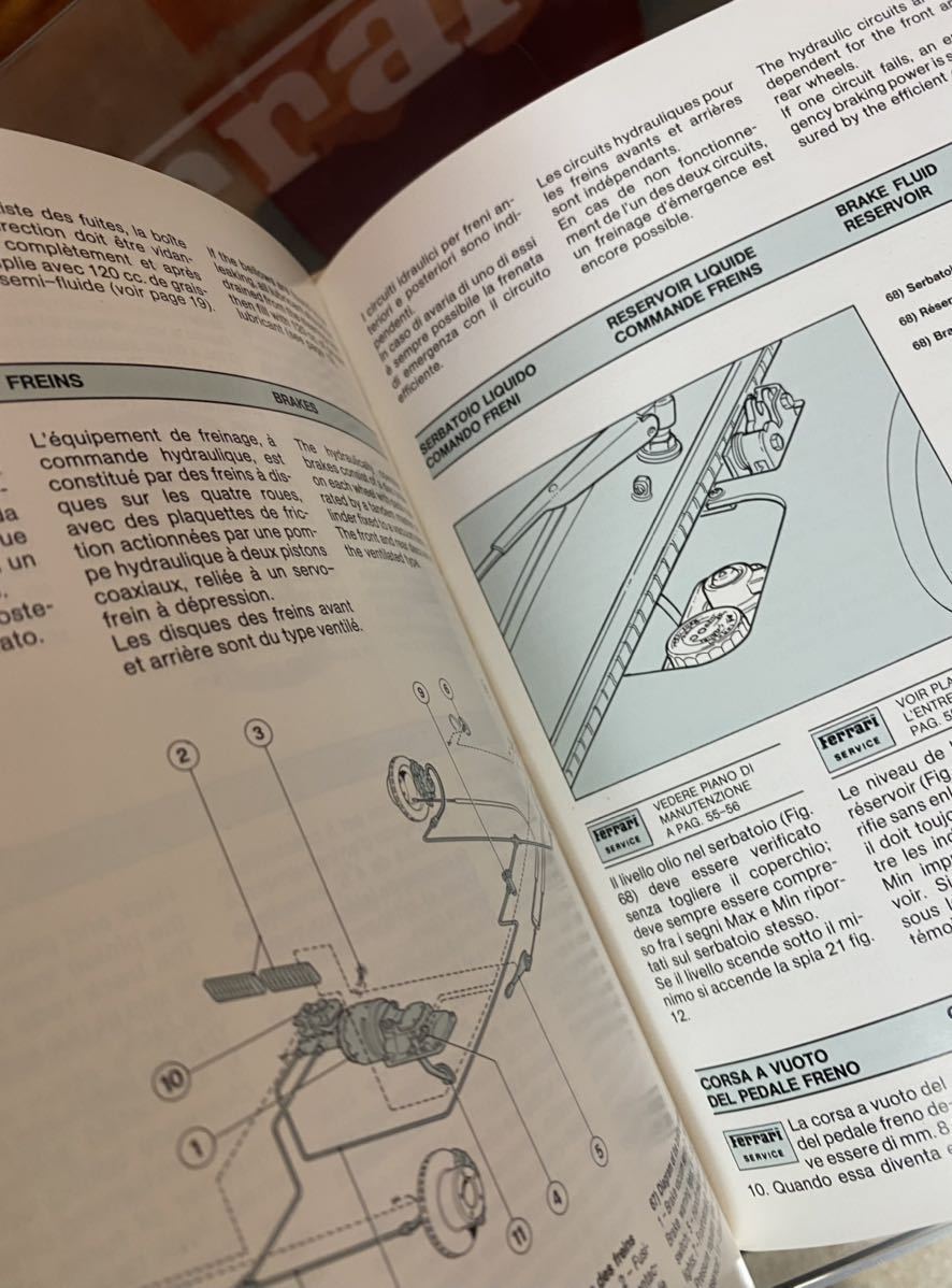 ◎希少◎ Ferrari 328 GTB GTS 取扱説明書　取説　フェラーリ_画像3