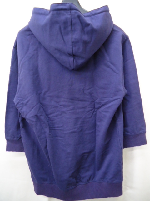 【KCM】tmo-24-L★未使用★【FLIP THE SCRIPT/フリップザスクリプト】パーカー　フード付き　七分丈　L　パープル　メンズ_画像2