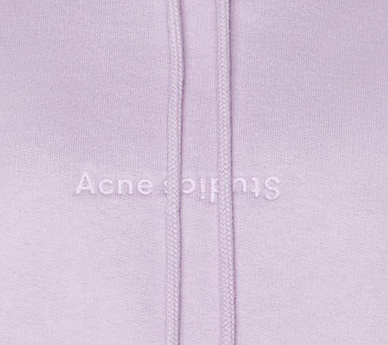 Acne Studios アクネストゥディオス joghy emboss エンボスロゴ パーカー スウェット フーディ オーバーサイズ ピンク_画像1