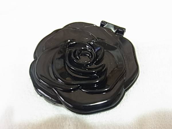 new goods * compact mirror black rose. motif . possible love appear design ++