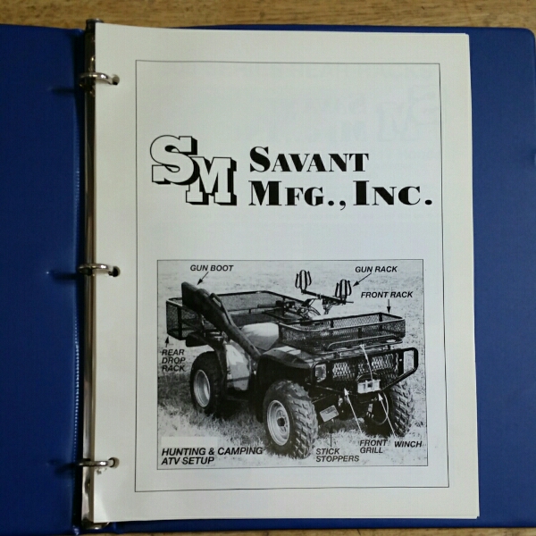 1993 SAVANT MFG. カタログ_画像1