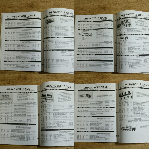 1993 MEGACYCLE CAMS каталог 