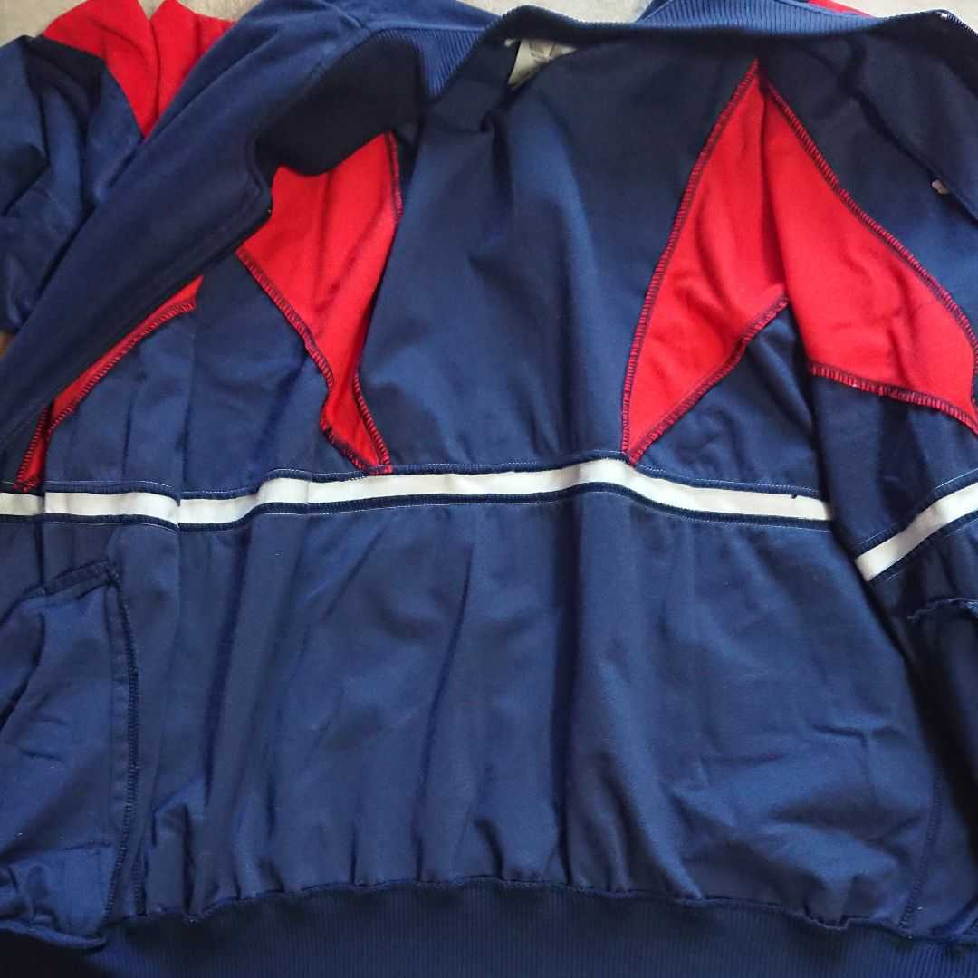 【used】80s adidas ATP ベロア素材トラックトップ 〈L位〉エドバーグ/ヴィンテージ/トレフォイル/全米オープン/ジャージ/ジャケット