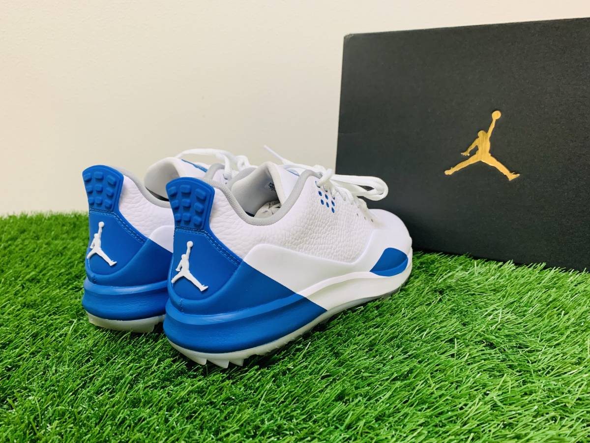 送料無料[26cm]Nike Air Jordan ADG 3 Golf Shoes White Blue US8 CW7242-101 ナイキ エア  ジョーダン ゴルフシューズ