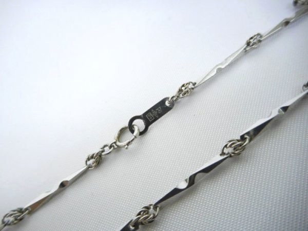 Pt850 切子 プラチナネックレス 46.5cm | contifarma.pe