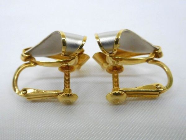 K18 Pt900 コンビイヤリング | activoskateshop.com