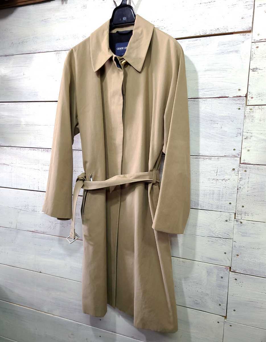 GIORGIO ARMANI ステンカラーコートcoat アウター GIORGIO ARMANI ステンカラーコートcoat アウター