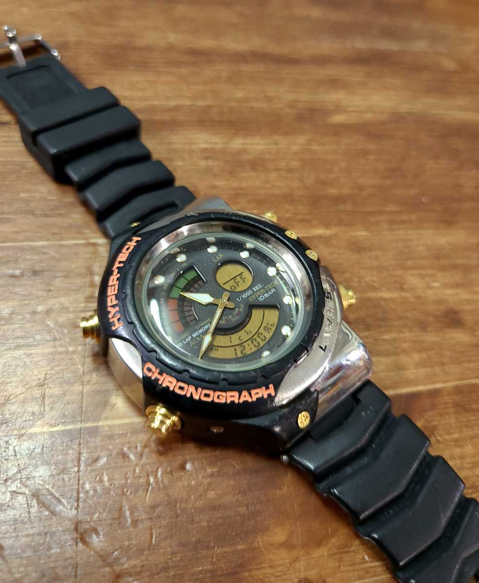ヴィンテージ SEIKO ALBA セイコー アルバ HYPER TECH V084-7000 メンズ 腕時計 ハイパーテック 電池交換済み