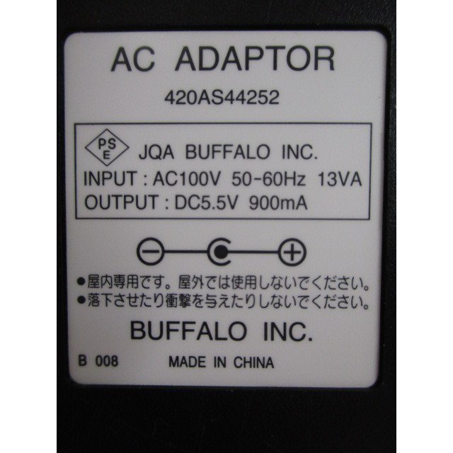 AD27805 Buffalo BUFFALO AC адаптор 420AS44252 с гарантией! быстрое решение!