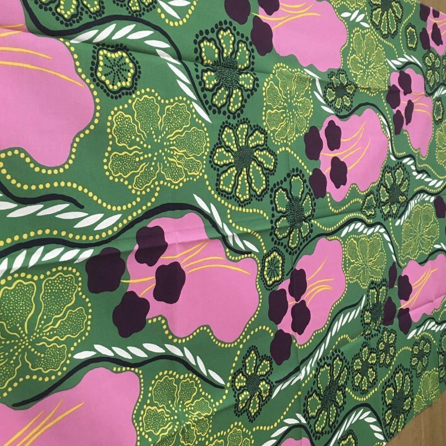  специальная цена!* Marimekko 43x72. ад mikaHELMIKKA хлопок ткань marimekko ткань ткань растения зеленый розовый лоскут новый товар 