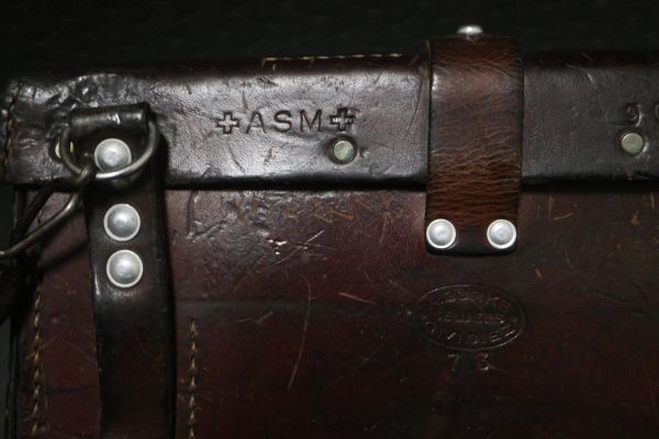 Sam 6036 送料無料 スイス軍 メディカル レザーショルダーバッグ 軍用 軍物 軍モノ ミリタリー ビンテージ 8