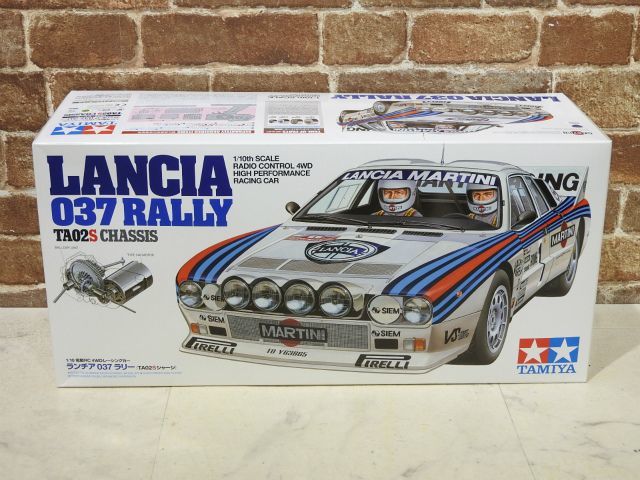 【在庫限り】 037 ランチア 1/10 RC タミヤ ラリー 未組立品 TA02Sシャーシー - 模型/プラモデル
