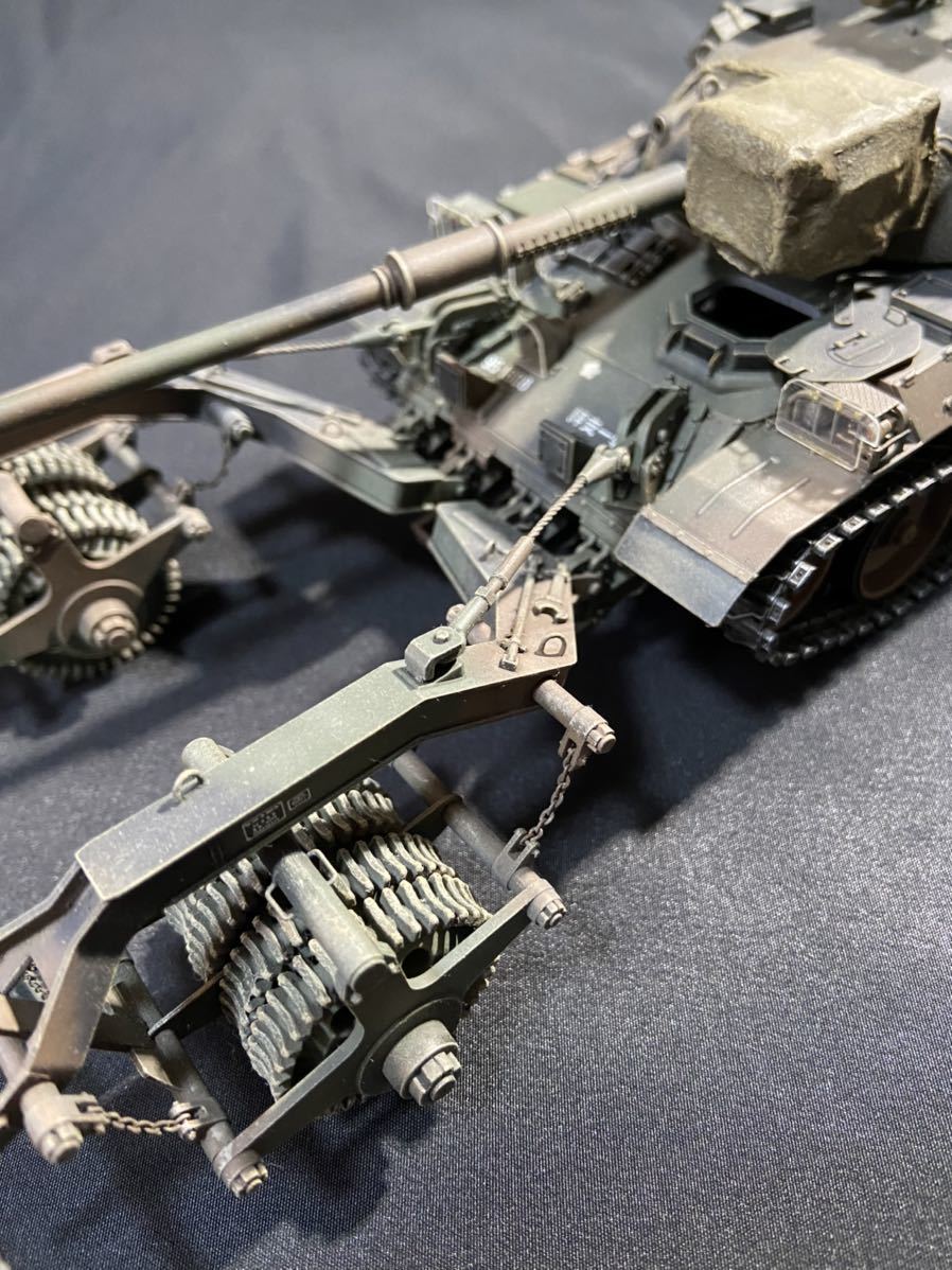 完成品 35分1 陸上自衛隊74式戦車 評価支援隊仕様 完成品 35分1 陸上自衛隊74式戦車 評価支援隊仕様