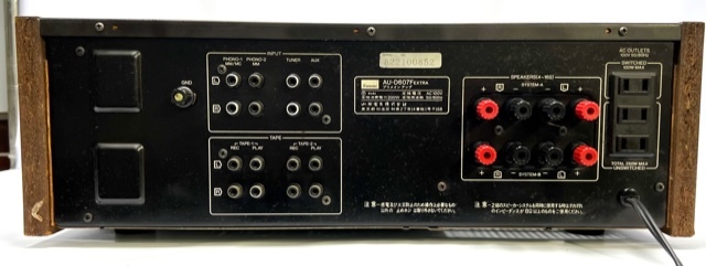 音出ました！ SANSUI サンスイ AU-D607 F Extra エクストラ インテグレーテッド オーディオ アンプ ブラック 黒 山水_画像6