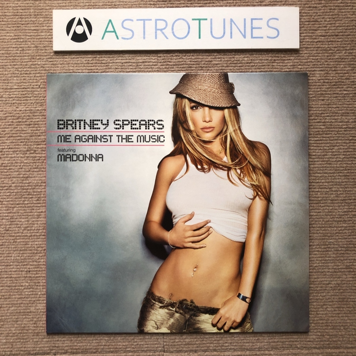 美盤 ブリトニー・スピアーズ Britney Spears 2003年 12インチEPレコード Me Against The Music 欧州盤 Pop Madonna マドンナ_画像1