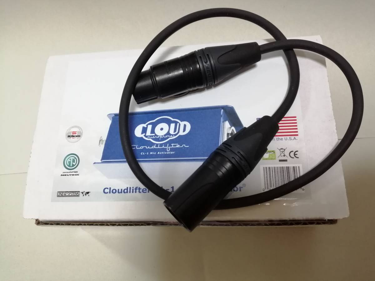 Cloud Microphones Cloudlifter CL-1 XLRケーブル GOTHAM 0.5m クラウドリフター マイクプリアンプ アクティベーター マイクブースター_画像8